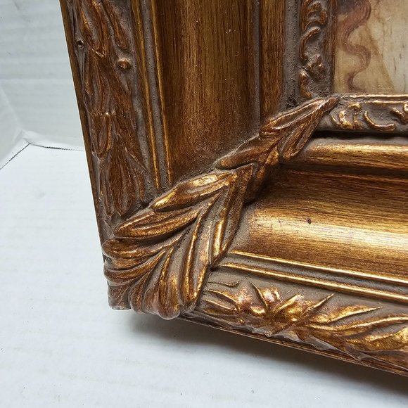 Home Wall Decor The Child Asleep Gold Leaf Frame Hand Crafted Picture Bombay Co. - Picture 3 of 16